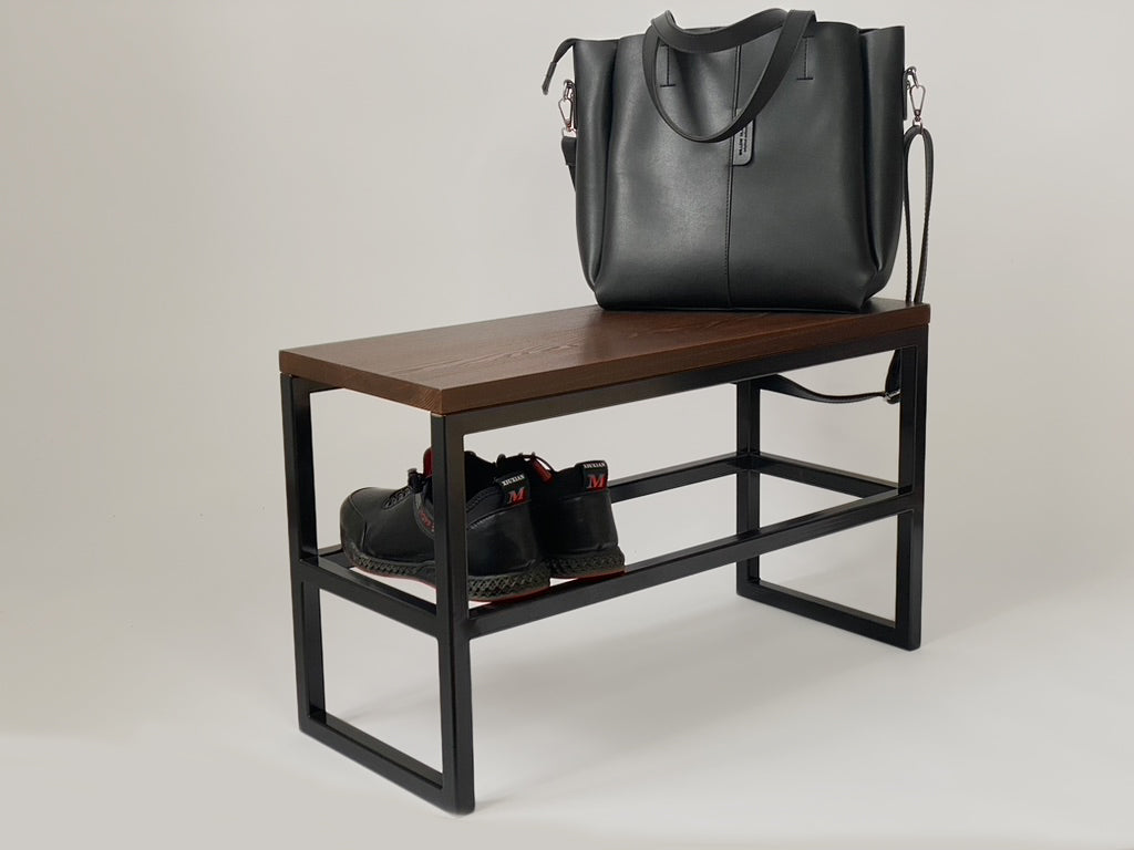 Bench with shoe storage