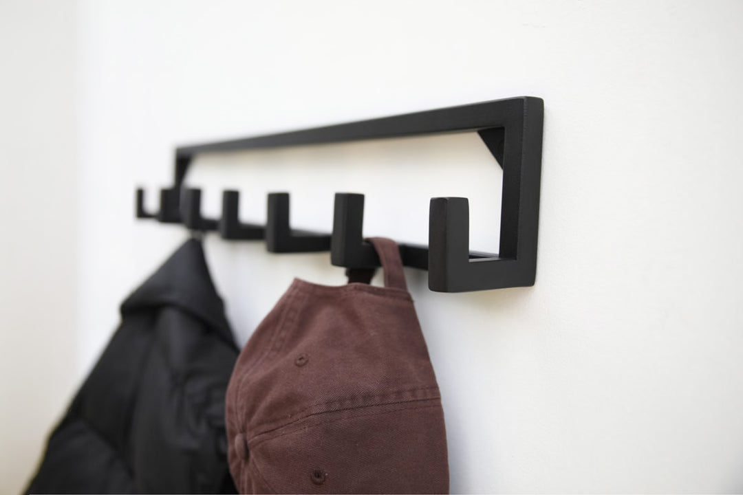 Minimalist Wall Hooks Rack | Modern Metal Coat Hanger