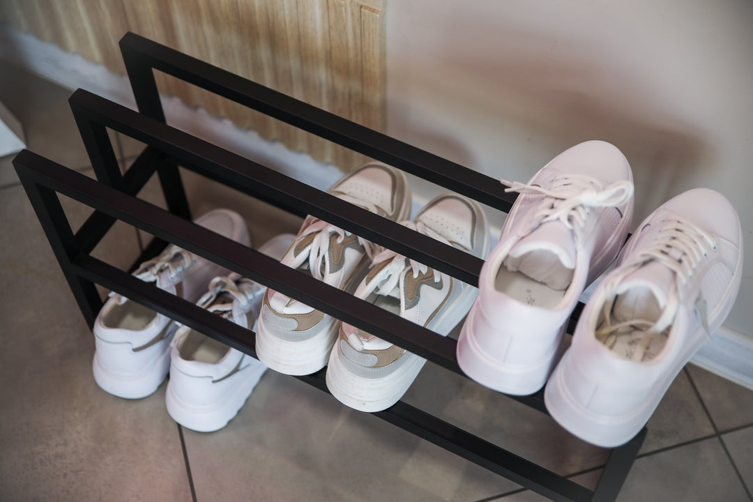 Rust-resistant-steel-shoe-organizer-perfect-for-home-or-office