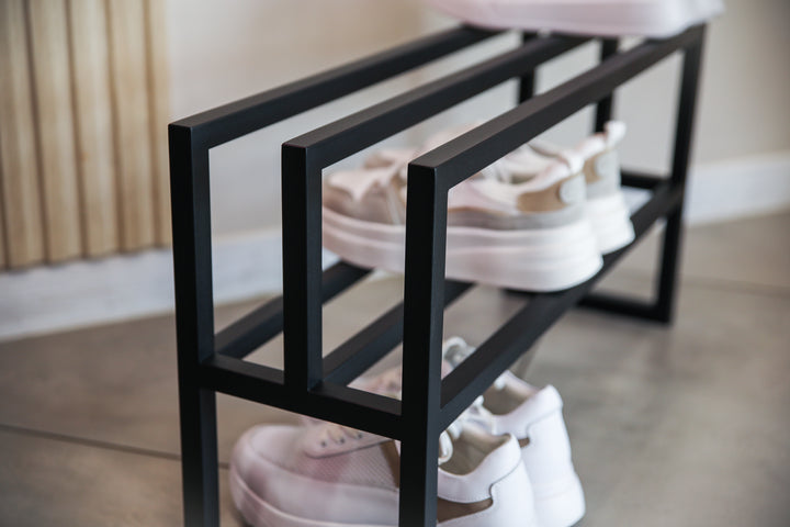 Rust-resistant-steel-shoe-organizer-perfect-for-home-or-office