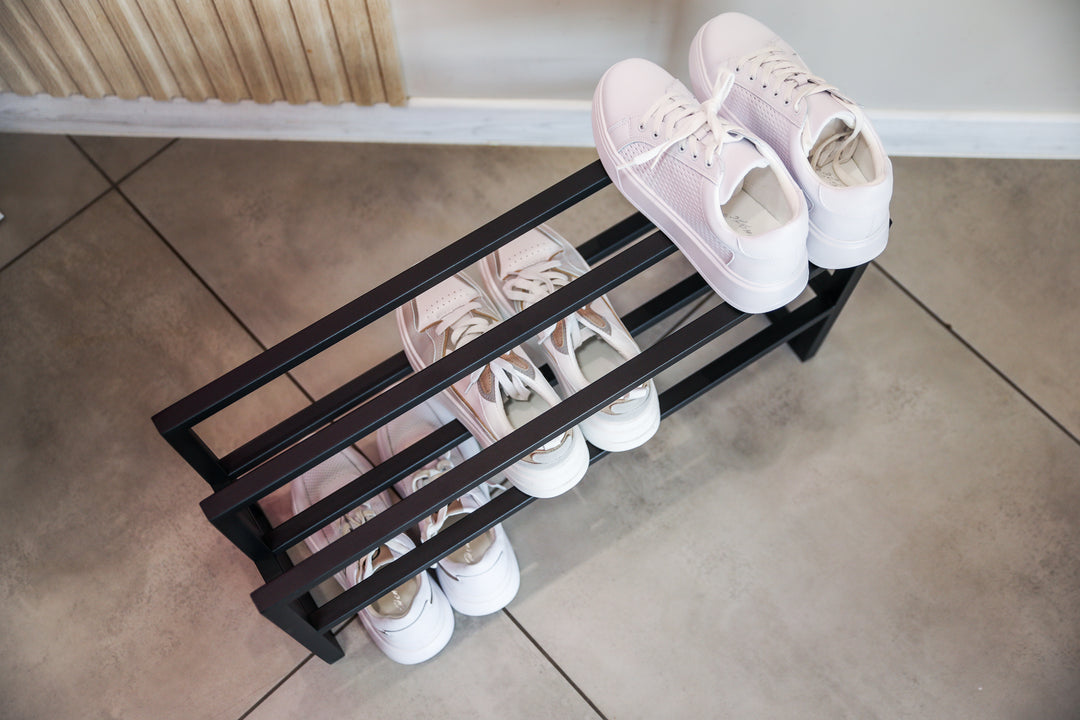 Rust-resistant-steel-shoe-organizer-perfect-for-home-or-office