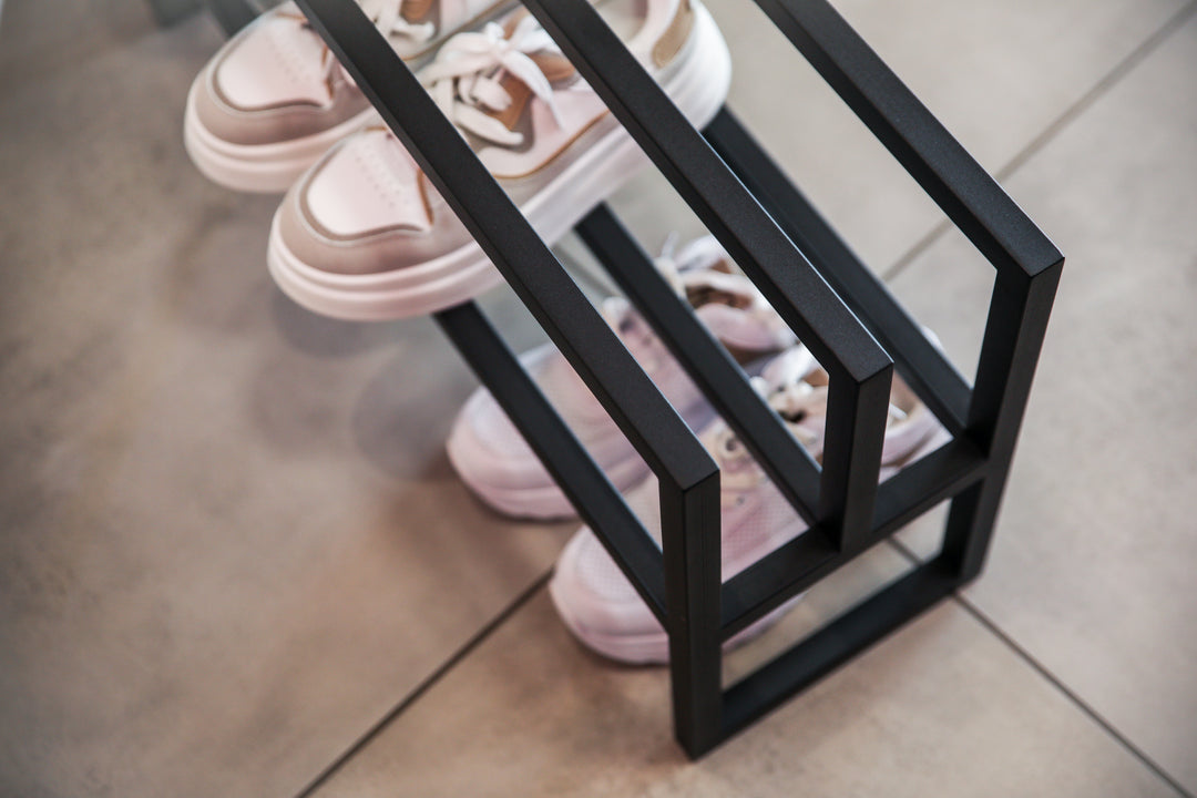 Rust-resistant-steel-shoe-organizer-perfect-for-home-or-office