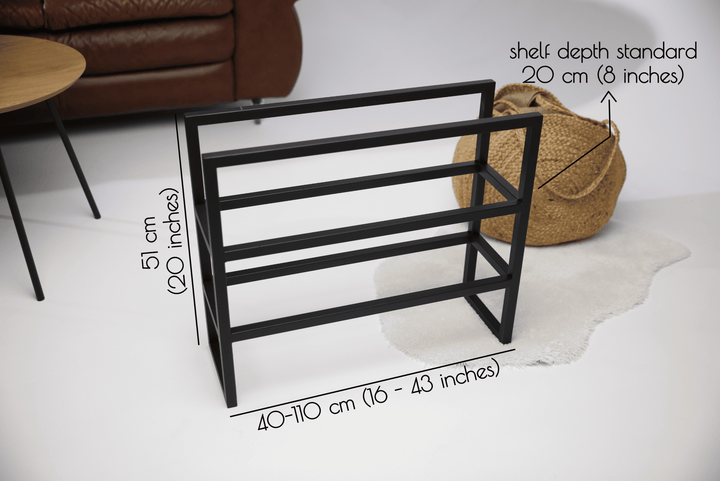 Metal Shoe Industrial Rack - 3tier Shoe Storage