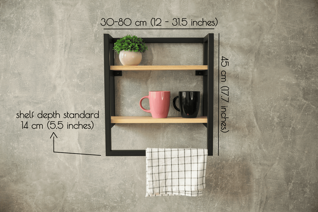 Barnhouse Style Floating Shelf - Scandi-Inspired Wall Shelf