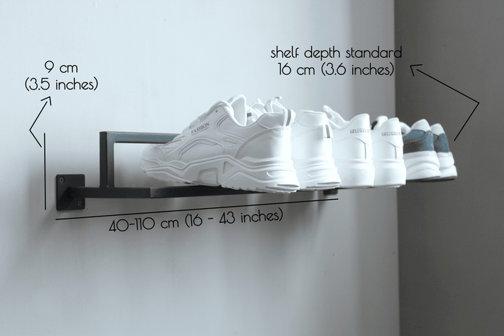 Entryway Wall Shoe Storage Rack - Space Seving