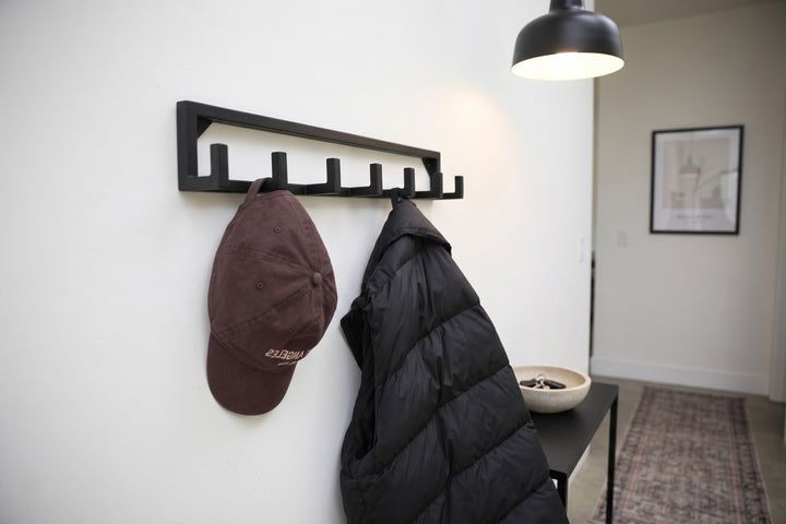 Minimalist Wall Hooks Rack | Modern Metal Coat Hanger
