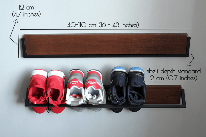 Wall Shoe Rack Storage - Set for Hallway