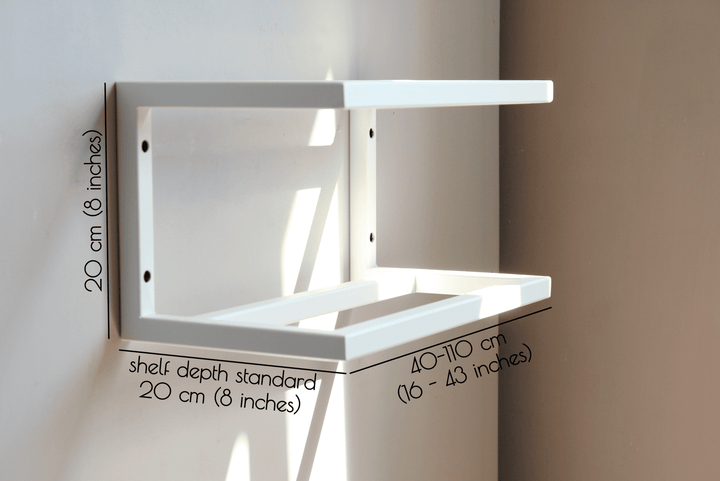 Entryway Wall Shoe Storage Rack - Two-tier Shoe Rack