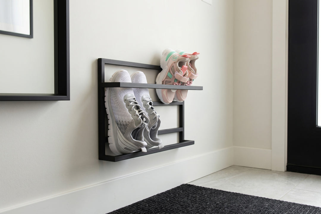 Compact Wall Shoe Rack – Space-Saving Storage