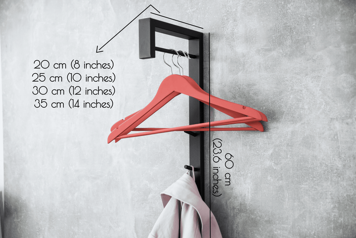 Wall Metal Entryway Hanger - Laundry Storage