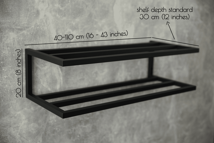Minimalist Wall Shoe Shelf - Entryway Shoe Storage