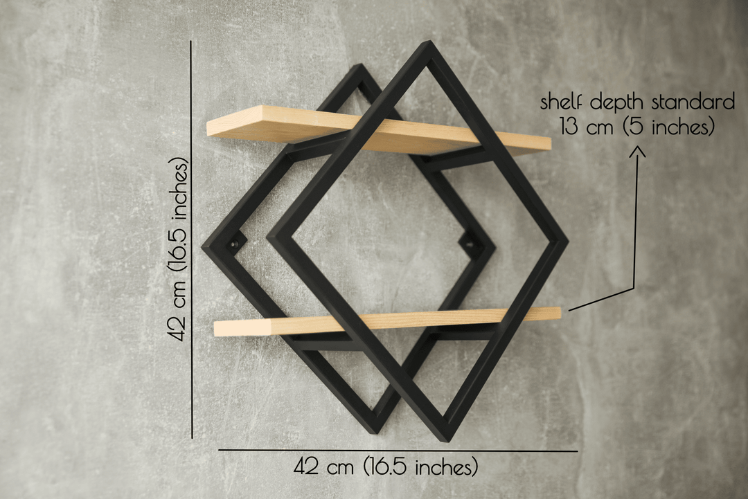 Handcrafted Wood & Metal Shelf – Stylish & Functional