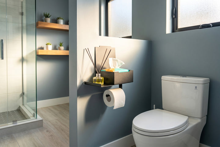Dual Toilet Paper Holder – Extra Storage Built In