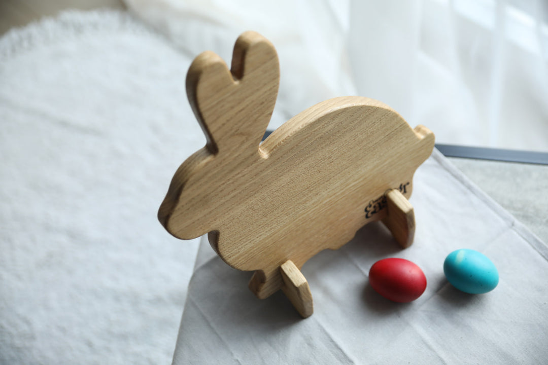 Easter Wooden Cake Stand - Engraving Serving Board