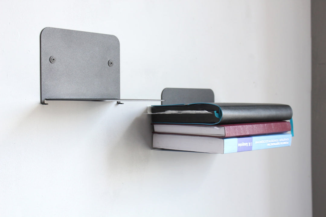 Floating-wall-mounted-bookshelf-with-an-elegant-space-saving