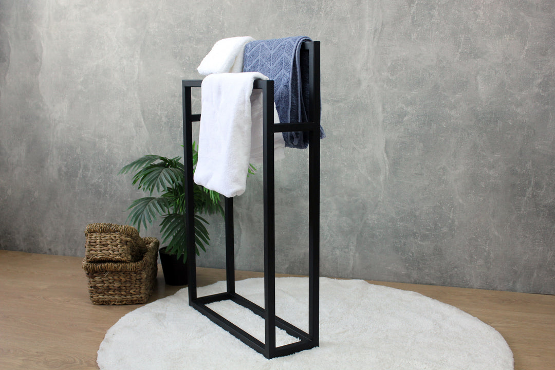 freestanding-towel-rack-with-multiple-bars-for-hanging-towels