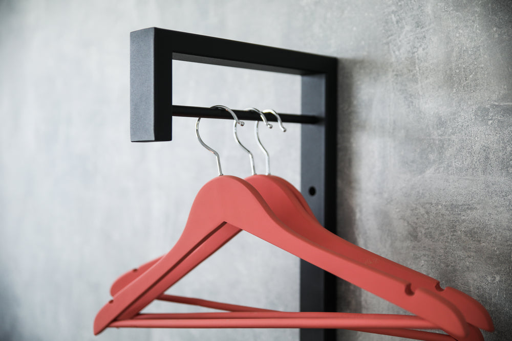 Sleek-metal-hanger-with-additional-pegs-for-extra-storage