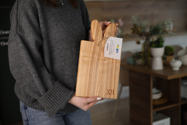 Wooden Serving Cutting Board - Easter Decor