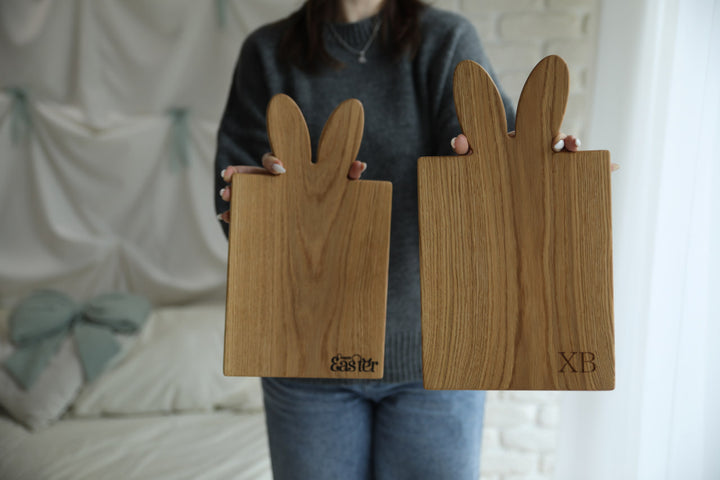 Wooden Serving Cutting Board - Easter Decor