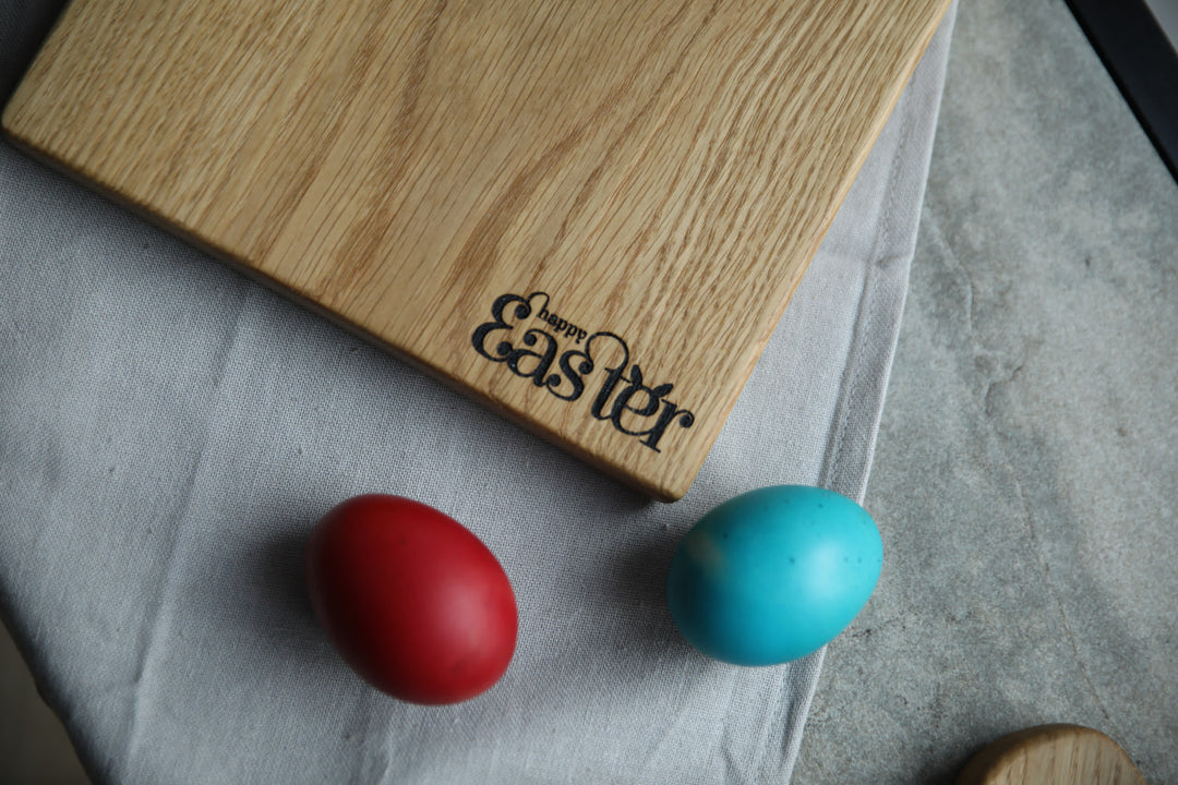 Wooden Serving Cutting Board - Easter Decor