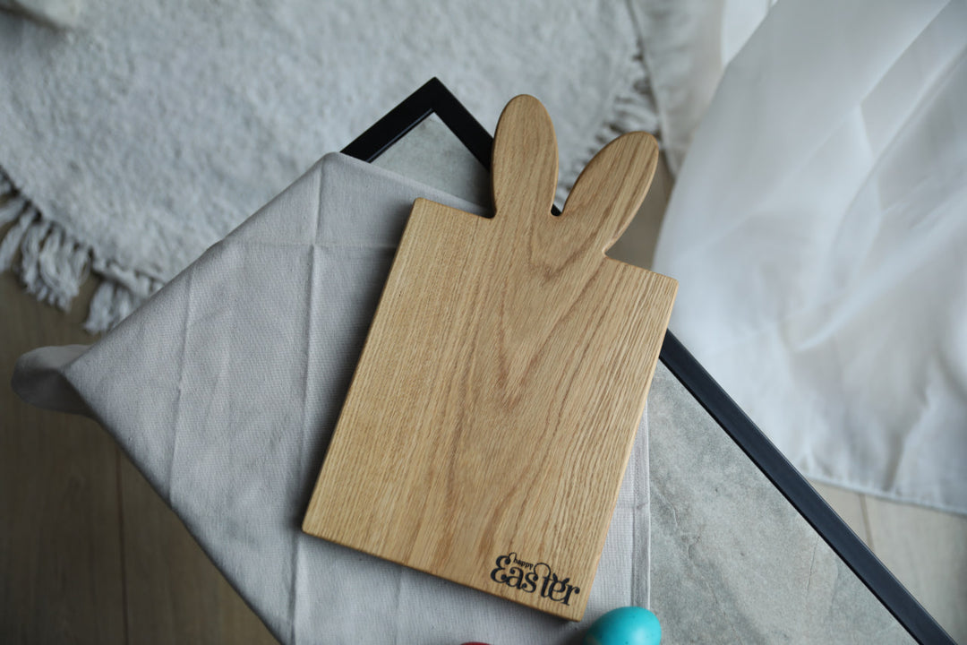 Wooden Serving Cutting Board - Easter Decor