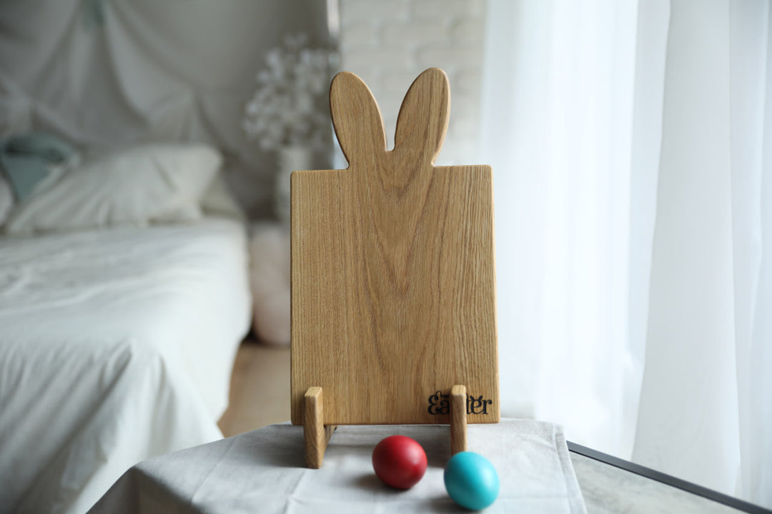 Wooden Serving Cutting Board - Easter Decor