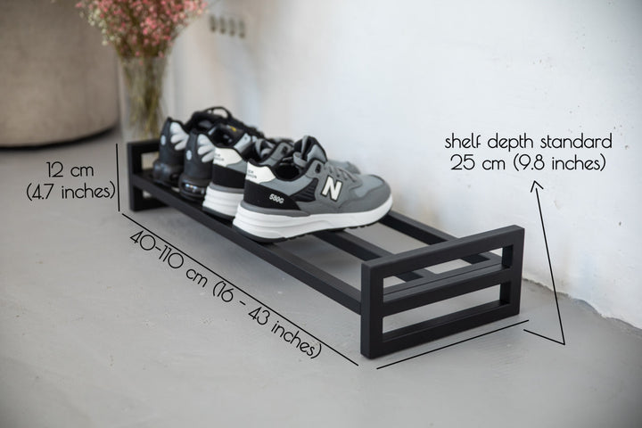 Industrial-Style Shoe Rack with Powder Finish
