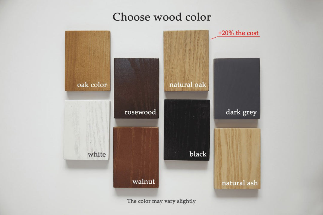 Wood Wall Coat Rack with Metal Hooks | Modern Entryway Organizer