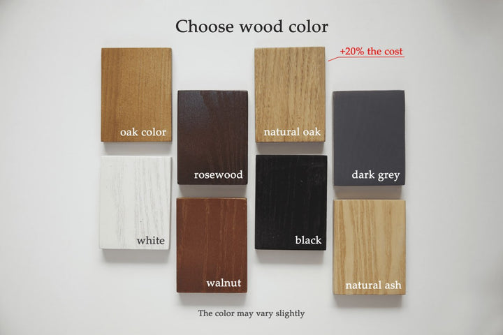 Wood Wall Coat Rack with Metal Hooks | Modern Entryway Organizer