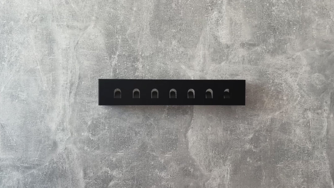 Metal coat hanger - Wall Organizer with Metal Hooks