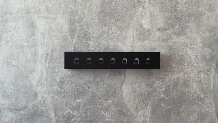 Metal coat hanger - Wall Organizer with Metal Hooks