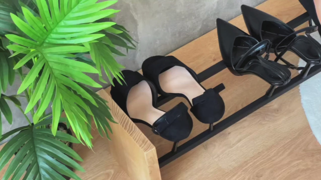 Metal industrial Shoe Rack - Floor Shoe Stand