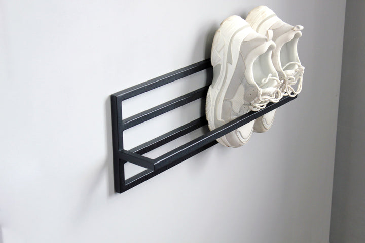 Adjustable-wall-metal-shoe-rack-with-stackable-design-for-more storage