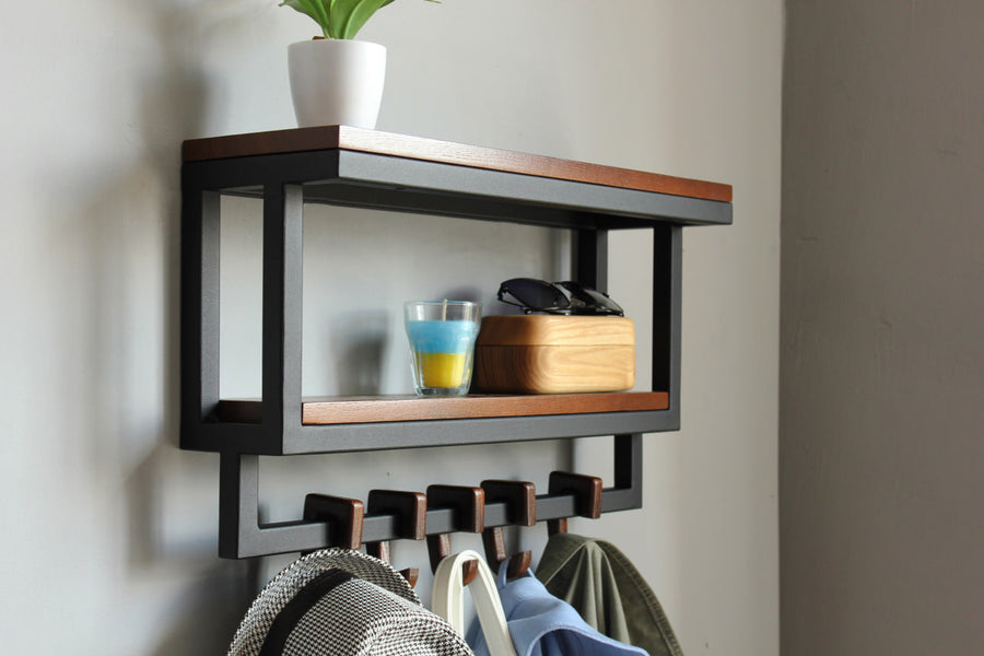 Stylish-shelf-coat-hanger-with-wooden-hooks-perfect-for-your-hallway