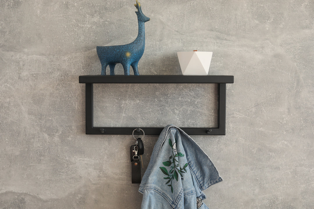 Rustic-style-entryway-coat-rack-with-storage-shelf-and-durable-metal-hooks