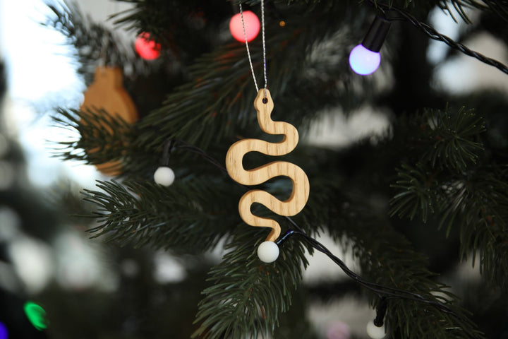 Eco-Friendly Wooden Christmas Decorations – Ornament Set