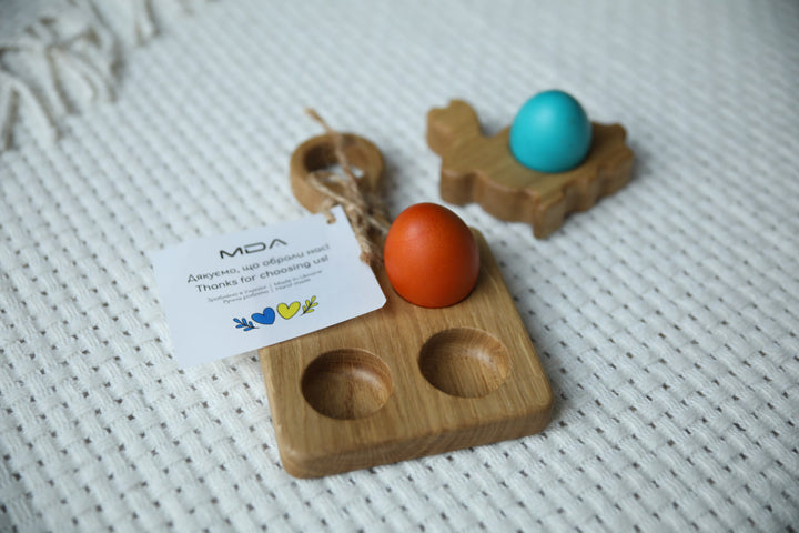 Wooden Easter Egg Holder – Festive Table Display