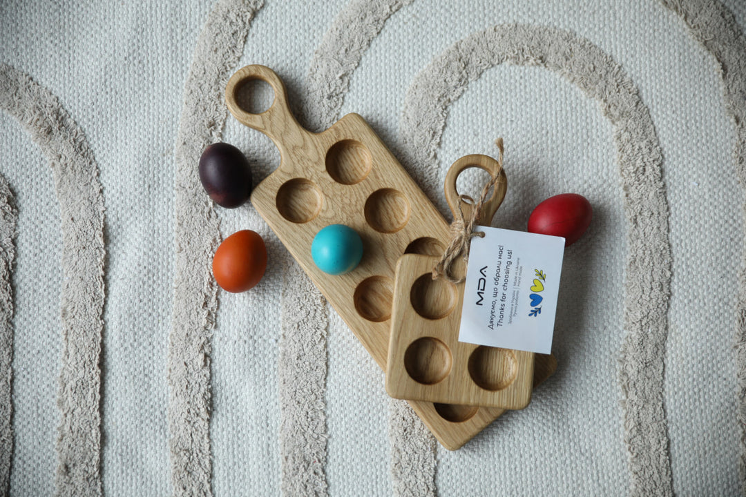 Wooden Easter Egg Holder – Festive Table Display
