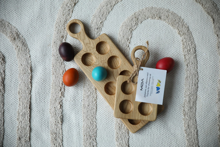 Wooden Easter Egg Holder – Festive Table Display