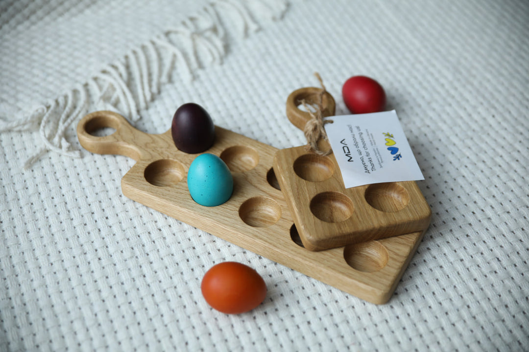 Wooden Easter Egg Holder – Festive Table Display