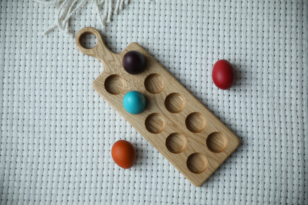 Wooden Easter Egg Holder – Festive Table Display