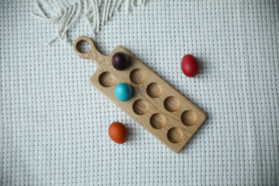 Wooden Easter Egg Holder – Festive Table Display