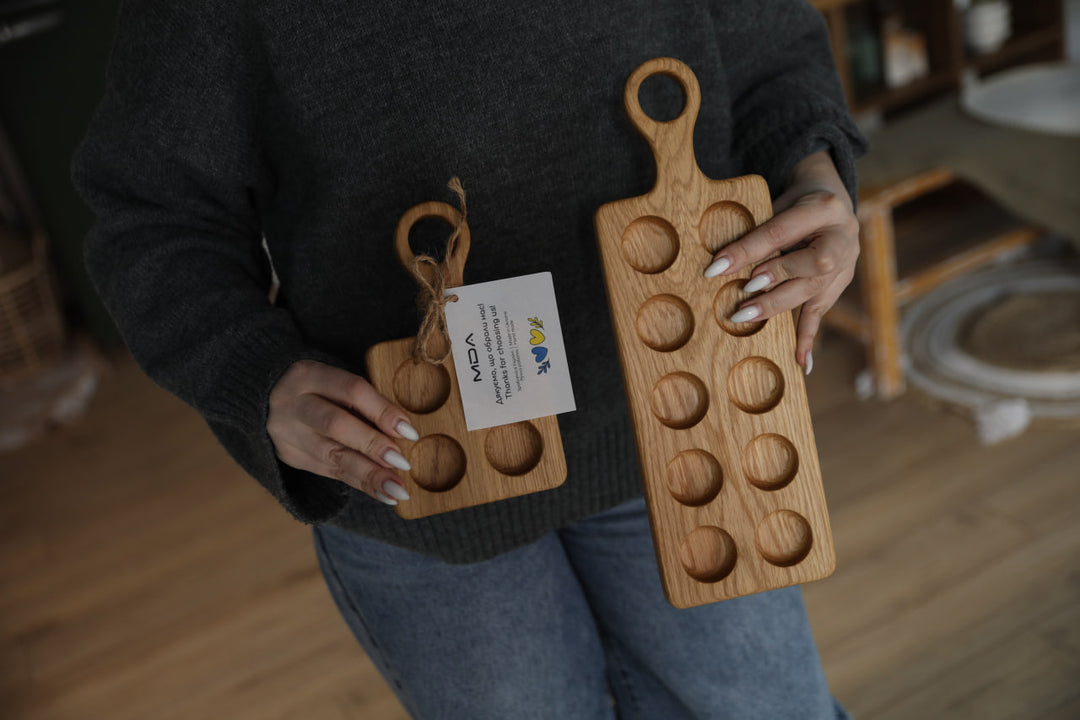 Wooden Easter Egg Holder – Festive Table Display