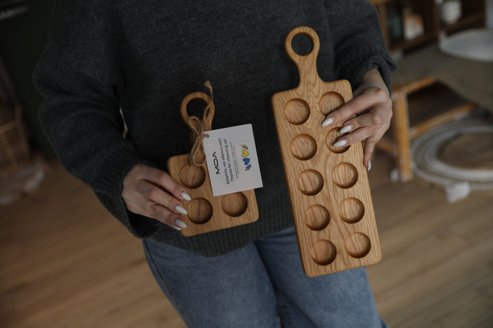 Wooden Easter Egg Holder – Festive Table Display