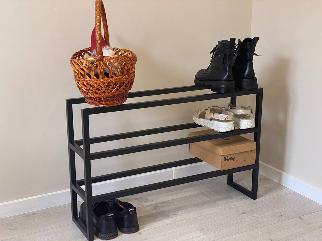 Sturdy-metal-shoe-rack-with-multiple-tiers-for-organized-storage