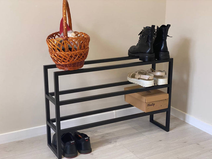 Sturdy-metal-shoe-rack-with-multiple-tiers-for-organized-storage
