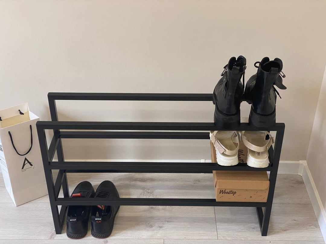 Sturdy-metal-shoe-rack-with-multiple-tiers-for-organized-storage
