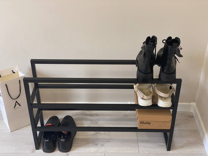 Sturdy-metal-shoe-rack-with-multiple-tiers-for-organized-storage