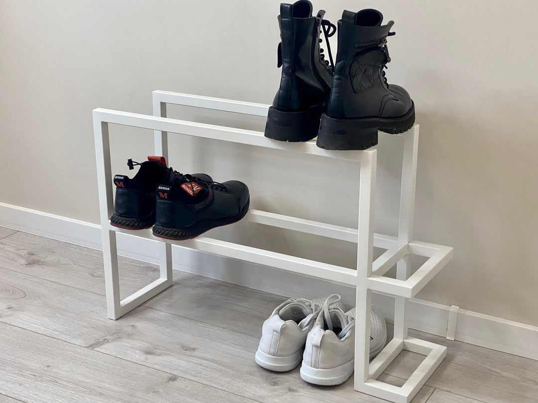 Adjustable-metal-shoe-rack-with-stackable-design-for-more-storage