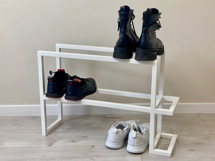 Adjustable-metal-shoe-rack-with-stackable-design-for-more-storage